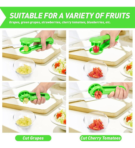 Jy1 Cortador De Uva Rebanador Uva Cortador Frutas En Cuart