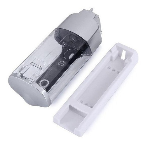 Dispensador Plástico Para Jabón Liquido Cromado 350ml