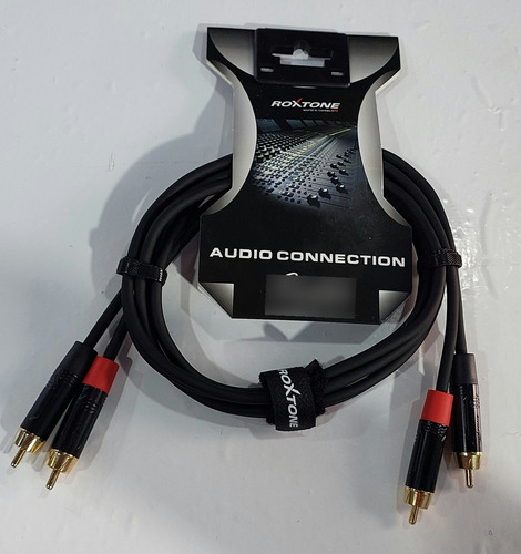 Cable Rca A Rca  Doble Audio Roxtone Premium  De 1.5 Metros