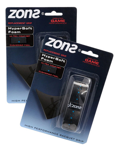 Cushion Grip Hypersoft Foam Ultra Conforto Zons - 2 Unidades Cor Preto