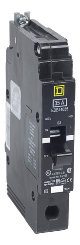 Edb14050 Interruptor Atornillable Marco E-1p 50 A 277 Vca 1