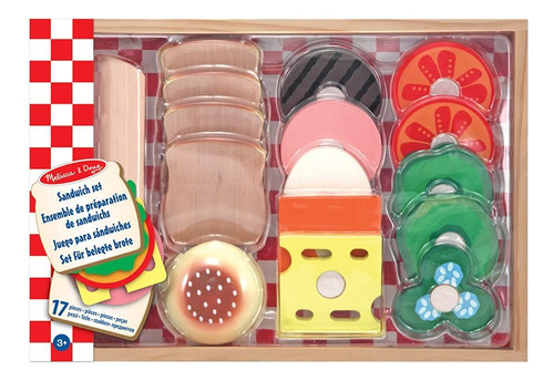 Melissa & Doug Juego Para Hacer Sándwiches