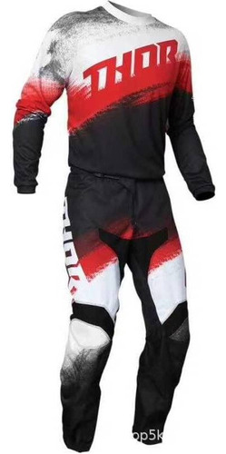 Playera De Motocross Thor Y Pantalones Moto Dirt Bike