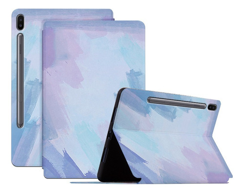 Funda For Samsung Galaxy Tab S6 10.5 Inch Artístico Acuarel