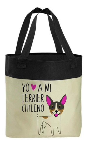 Bolso Microfibra - Terrier Chileno