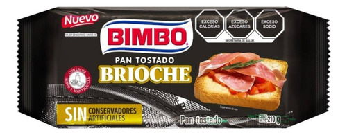 Pan Tostado Bimbo Brioche 210 G