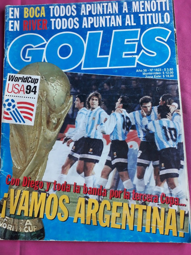 Revista Goles N° 1823 Junio De 1994 Maradona Argentina 