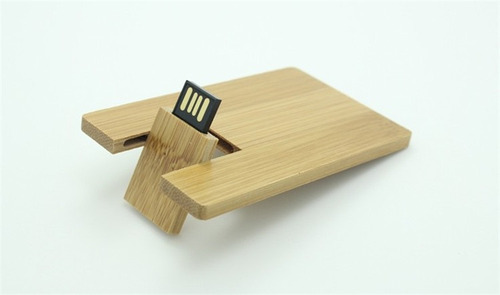 Imagem 4 de 8 de 10 Pendrive Usb 8gb Cartão Madeira Pencard P/ Gravação Laser