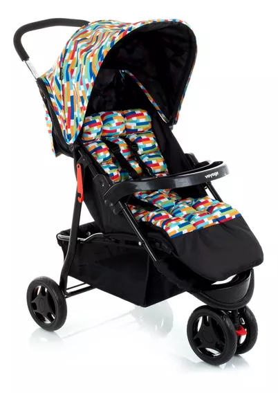 Carrinho De Passeio Infantil Delta Voyage Até 15kg Colorê