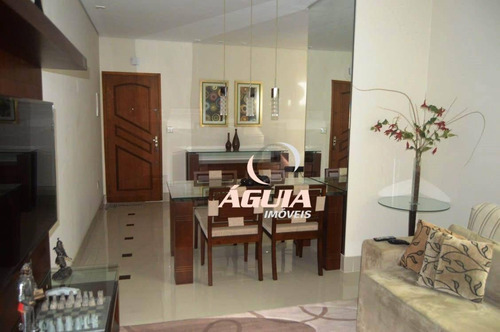 Cobertura Totalmente Mobiliada Com 2 Dormitórios À Venda, 70m² + 70m² Por R$ 563.900 - Vila Pires - Santo André/sp - Co0968