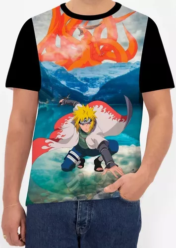 Camisa Camiseta Minato Namikaze Desenho Infantil Adulto 06