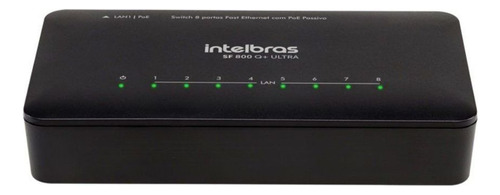 Switch 8 Portas Fast Ethernet Intelbras Sf 800 Q+ Ultra