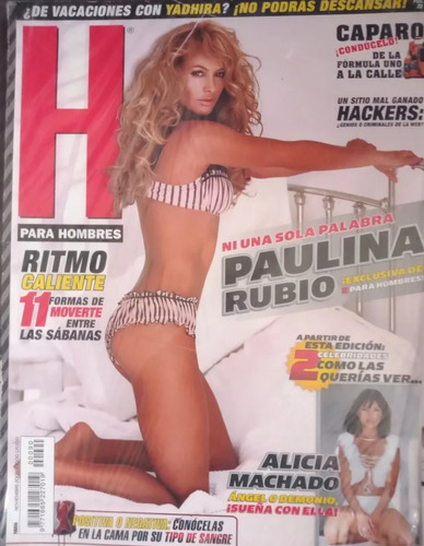 Revista H Paulina Rubio Seminueva Rara De Colección!