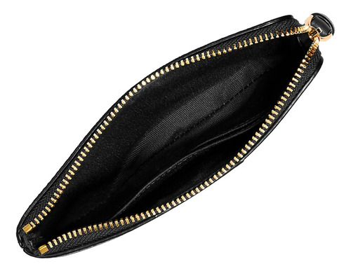 Monedero Coach Corner Zip Wristlet Color Marrón Marrón Signature Canvas