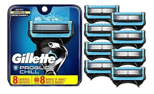 Set De 8 Repuestos De Hoja De Afeitar Gillette Proglide