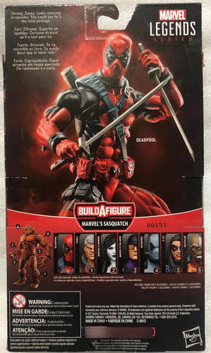 Deadpool Marvel Legends Hasbro Marvels Sasquatch
