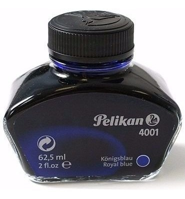 Vidro De Tinta Pelikan 4001 - Azul Royal - 62,5ml