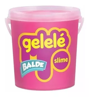 Slime Gelelé 1 Balde Slime Tradicional Cores 457g Slime