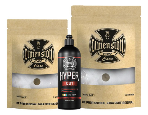 Kit Dimension Composto Hyper Cut + 2 Boinas De Corte 5 E 6  