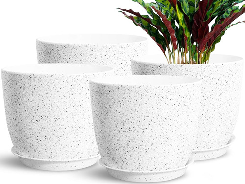 Conjunto De 4 Macetas Para Exteriores E Interiores, Macetero