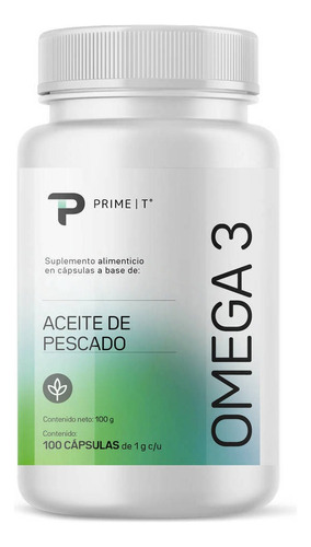 Prime T Omega 3 100 Cápsulas De 1g