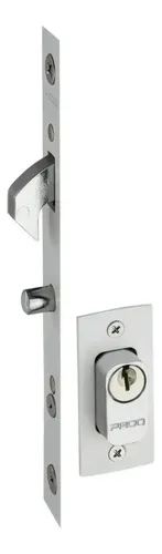Fechadura Porta Correr Pado 410a Branco 17mm Perfil Suprema