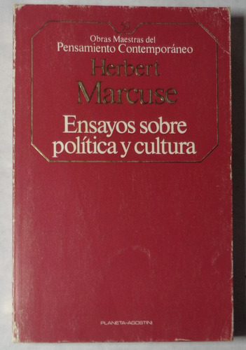 Ensayos Sobre Politica Y Cultura Herbert Marcuse