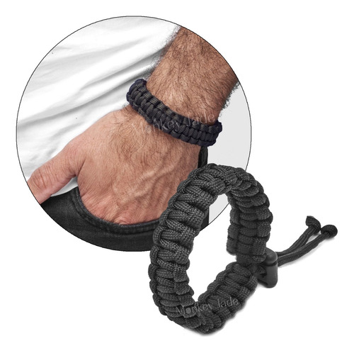 Pulsera Hombre Pulsera Paracord Soga Pulsera Supervivencia