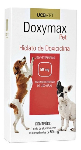 Doxymax Pet Ucb Vet 50mg 14 Comprimidos