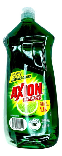 Jabón Lavatrastes Líquido Axion Arrancagrasa Limon 1.1l