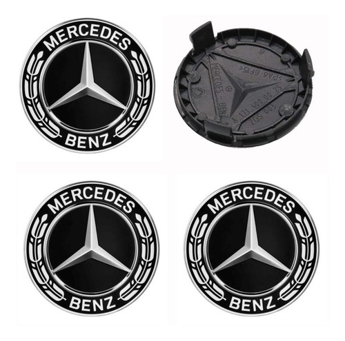 Centro De Llantas Mercedes Benz Original Color Negro