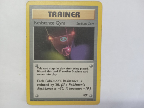 Cartas Pokemon Tcg. Resistance Gym. Gym Challenge.