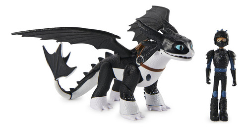 Conjunto de aventuras Dreamworks Dragons bonecos de Tom e Thunder