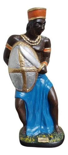 Escultura Estatua Imagem Orixas - Ogum - Ogun - 40cm Cor Outro