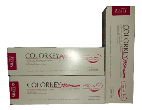 3 Tintura Silkey Colorkey A Elección X 120g. C/u.