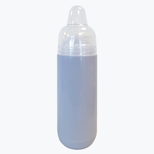 Imagen 4 de 5 de Mamadera Térmica 250ml Termo Mamadera Tetina Silicona 24cm
