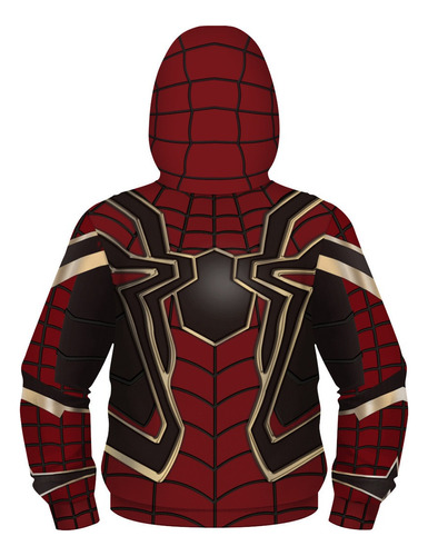 Disfraz De Halloween New Spiderman 3d Suéter Cosplay Para Ni