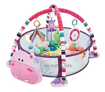 Comprar Gimnasio Para Bebe Piscina Leon Tortuga Y 30 Pelotas 