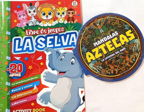 Mandala Azteca Rev+ Actividades Juegos Regalo Niñez Activity