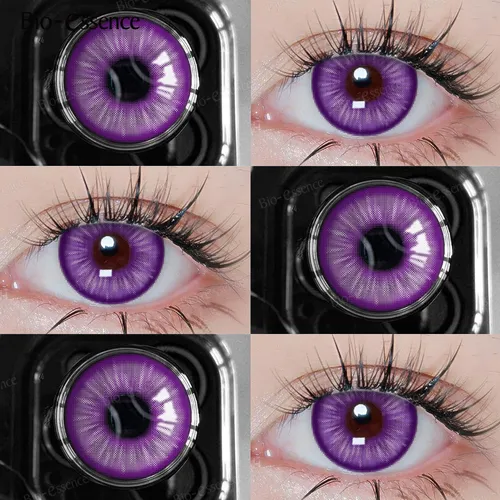 Lentes de contacto morados hotsell