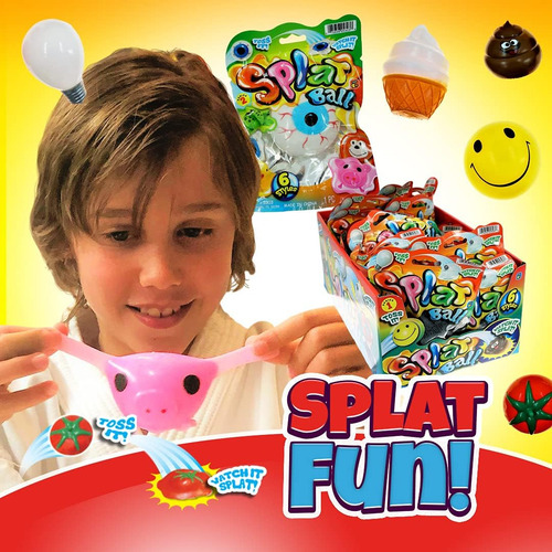 Ja-ru Squishy Splat Ball (2 Juguetes Surtidos) Squishy Dumpl
