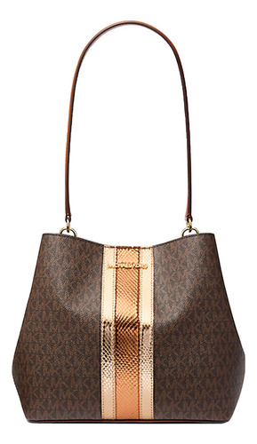Bolsa Shoulder Bag Michael Kors 35s4g3fs2v Color Marrón
