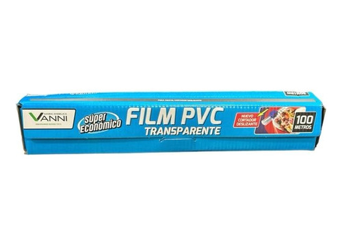 Rollo Film Pvc Transparente Vanni 28cm X 100 Metros - Lireke