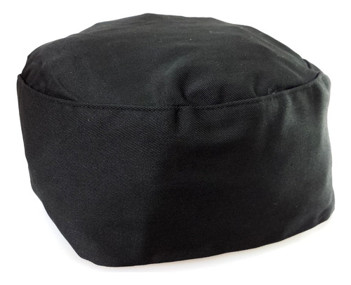 Sombrero De Chef Negro - Elástico Espalda