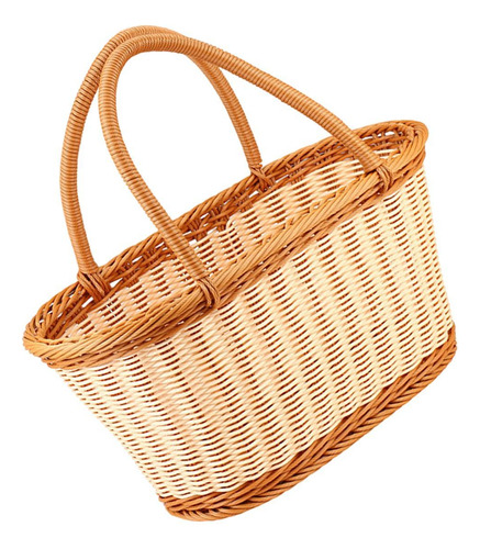 Cesta De Picnic Cestas De Flores Cesta De Recolección De
