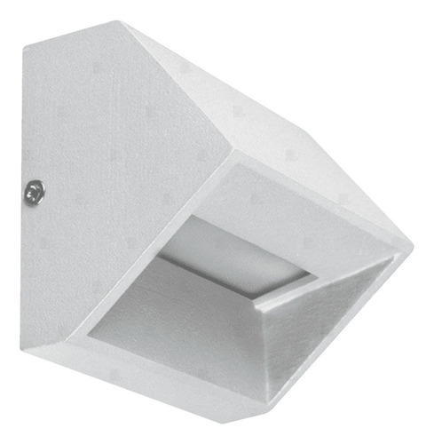 Aplique Grit Exterior Con Foco G9 Led Ideal Escaleras Estructura Blanco