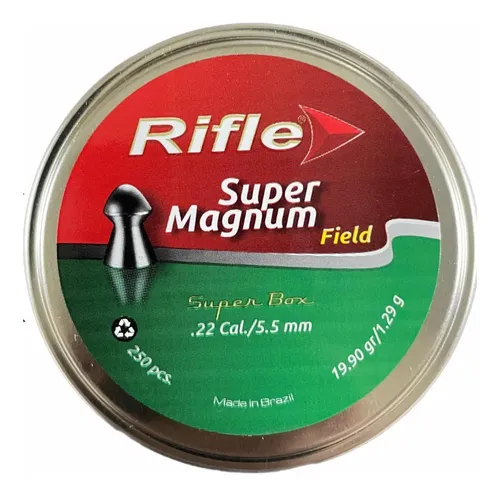 Chumbinho Rifle Super Magnum 250un 5.5mm Promo | MercadoLivre