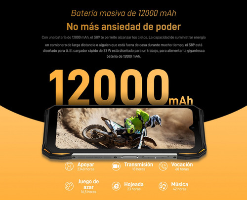 Doogee S89 - Celular Resistente Ip68 Google Android 12