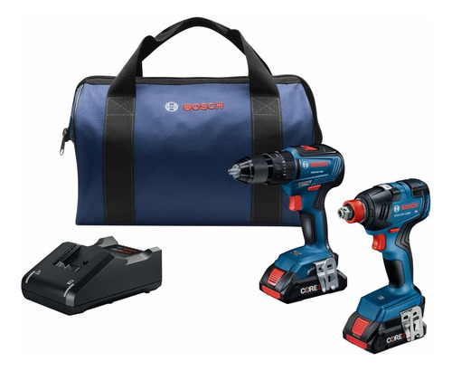 Bosch Gxl18v-233b25 Kit Combinado De 2 Herramientas De 18 V.