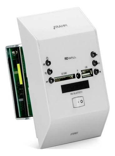 Amplificador Parede Bluetooth Usb Bivolt Frahm Slim Wall Cor Branco Potência de saída RMS 60 W
